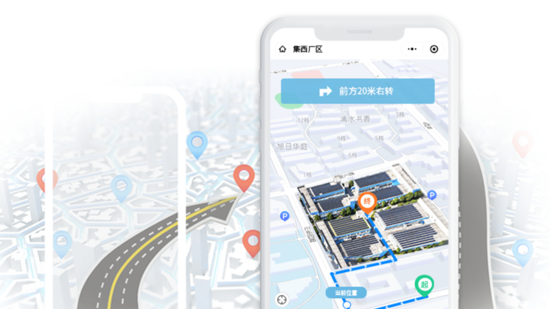 工廠電子地圖實現(xiàn)廠區(qū)導(dǎo)航與人員定位